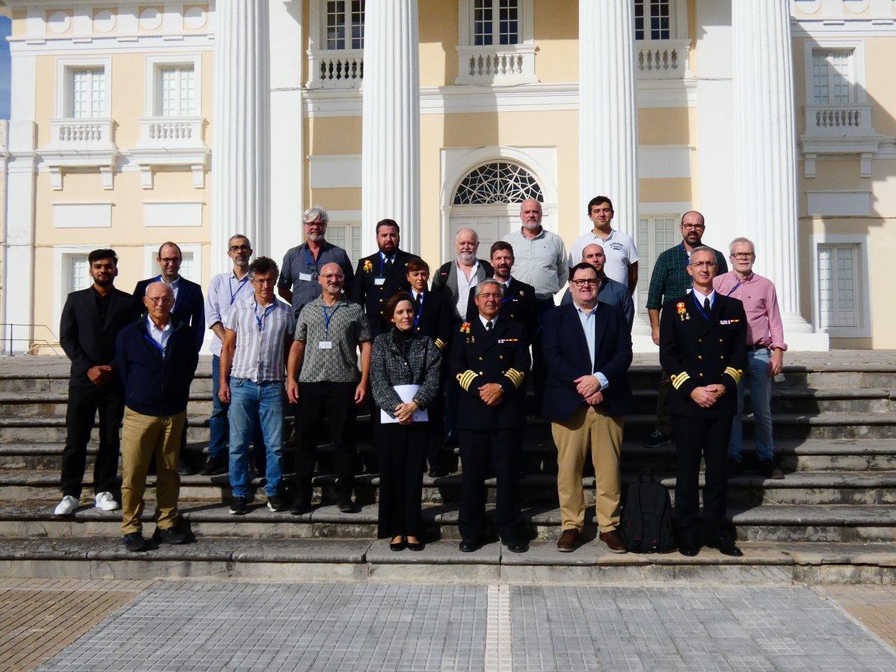 Photo of the group of participants in the INTSPEC launch workshop at the “Real Instituto y Observatorio de la Armada (ROA)